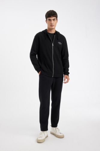 Eşofman Altı Slim Fit Dar Kesim Beli Bağcıklı Cepli Düz Paça
