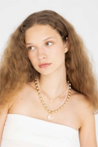 Woman Şeffaf 3 piece Necklace