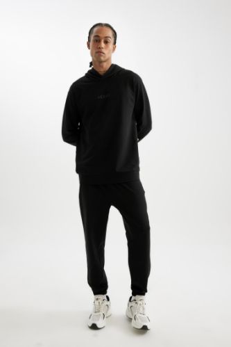 DeFactoFit Sporcu Jogger Eşofman Altı Standart Fit Beli Paçası Lastikli Cepli