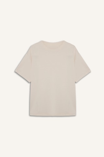 Oversize Fit Crew Neck Sports Modal T-Shirt