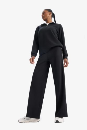DeFactoFit Wide Leg Geniş Paça Standart Boy Modal İnce Pantolon
