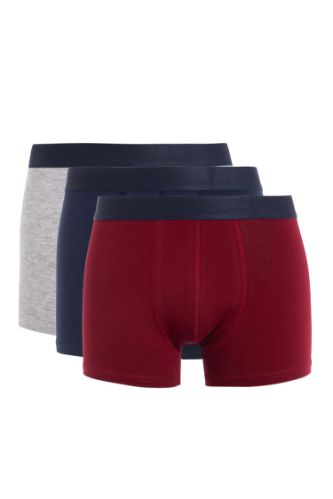 Regular Fit 3'lü Boxer