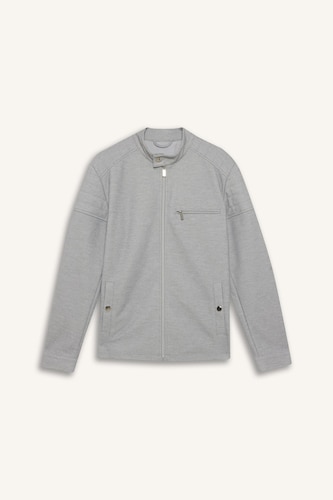 Куртка на молнии с воротником-стойкой Slim Fit