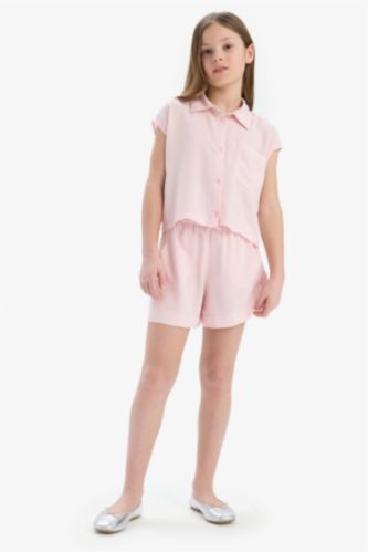 شورت قصير بناتي فيسكوز