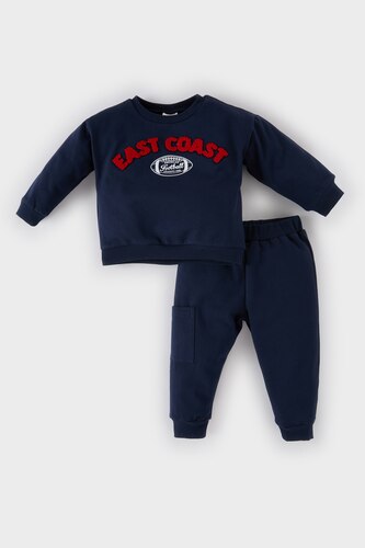Tenue D’anniversaire Bébé Garçon 1-2 Ans - Sweat-shirt Et Pantalon Safari Jungle - Motifs Animaux Mignons