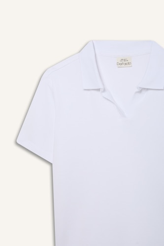 Boy Child Wide Neck Short Sleeve Polo T-Shirt