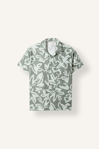 Boy Oversize Polo Neck Short-Sleeve Shirt