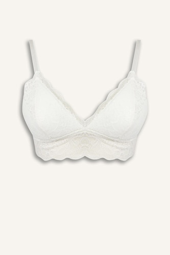 Wire-Free Lace Padded Bra