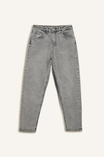 Lina Comfort Mom Fit Normal Waist Straight Leg Jeans