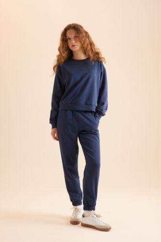 Regular Fit Normal Kalıp Basic İçi Kalın Polarlı Eşofman Takımı