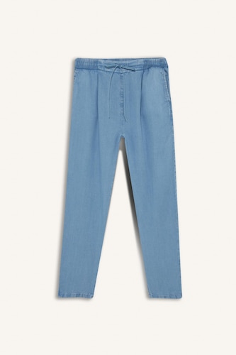 Carrot Fit High Waist Ankle Length Jeans