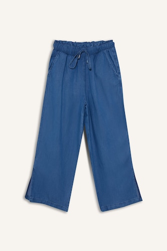 High Waist Culotte Fit Trousers