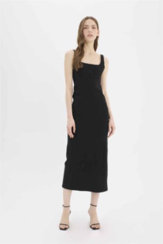 فستان طويل بوديكون بياخة U