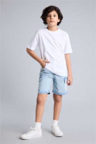 BOYS & TEENS Light Blue Boy Denim Shorts
