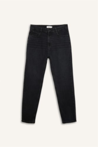 Man Black 90’S Slim Fit Super Skinny Hem Denim Trousers