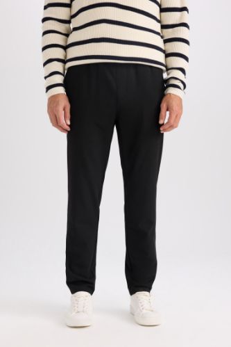 Jogger Basic Düz Paça Cepli Pantolon