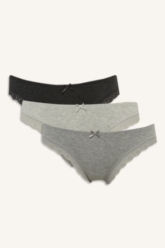 Lot de 3 Culottes brésiliennes avec dentelle de Fall in Love
