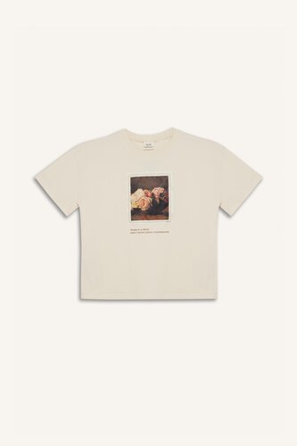 Girl Oversize Crew Neck Short Sleeve T-shirt