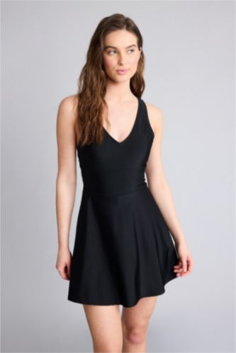 Woman Black Swimsuit