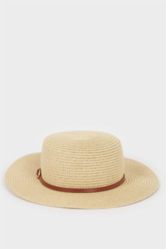 Kadın Kum Kadın Hasır Şapka