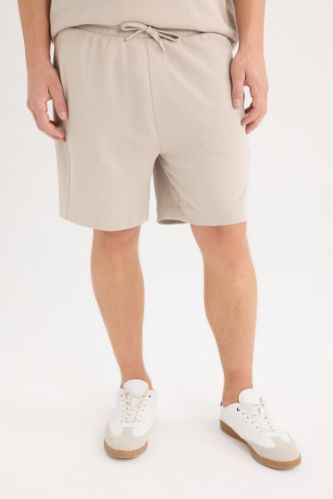 Regular Fit Düz Paça Şort