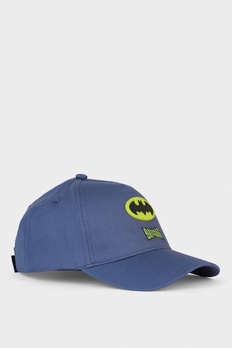 Boy Batman Embroidered Cotton Cap
