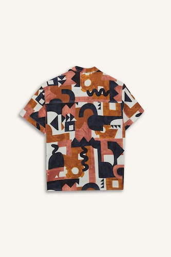 Boy Oversize Patterned Shirt