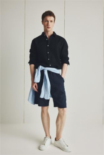 رجال كحلي Relax Fit