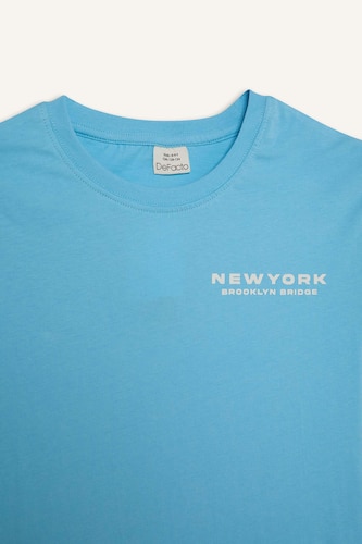 Boy Crew Neck Printed Short Sleeve T-Shirt