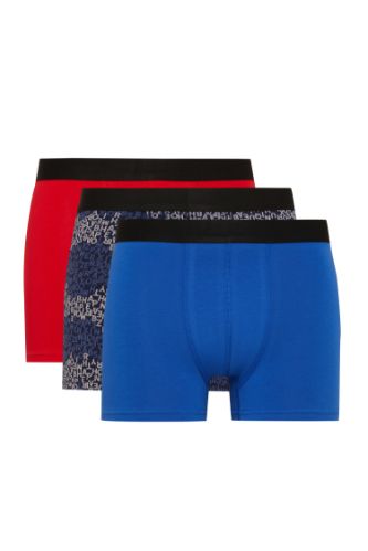 Regular Fit 3'lü Boxer