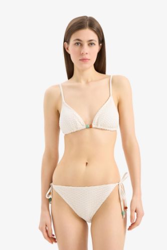 Bağcıklı Tül Bikini Altı-Fall in Love