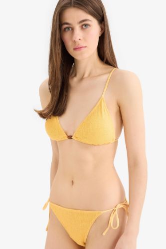 Regular Fit Bürümcük Bikini Üstü-Fall in Love