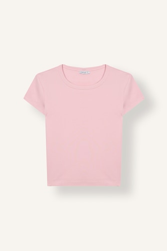 Slim Fit Ribana Short Sleeve T-Shirt