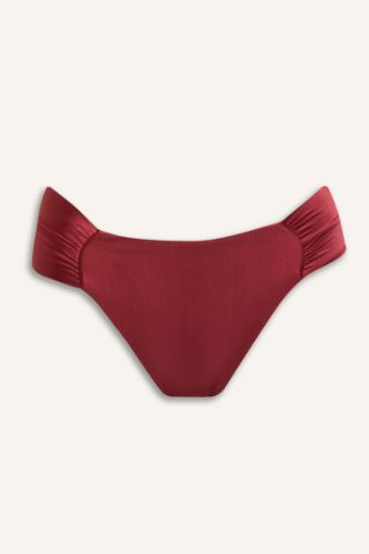Regular Fit Saten Bikini Alt-Fall in Love