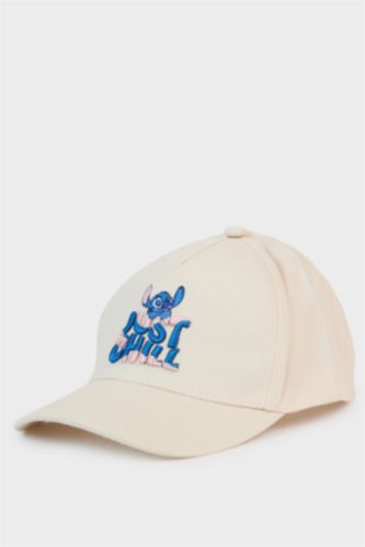 Girls & Teens Ecru Girl Disney Lilo & Stitch Cotton Cap