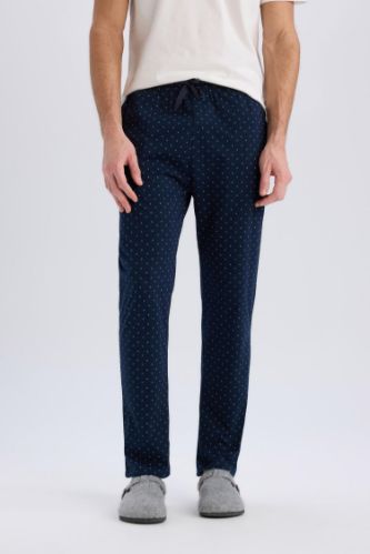 Regular Fit Baskılı Cepli Pijama Altı