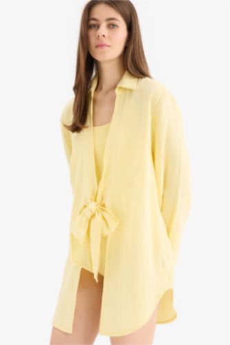 Chemise de plage en mousseline Coupe droite de Fall in Love