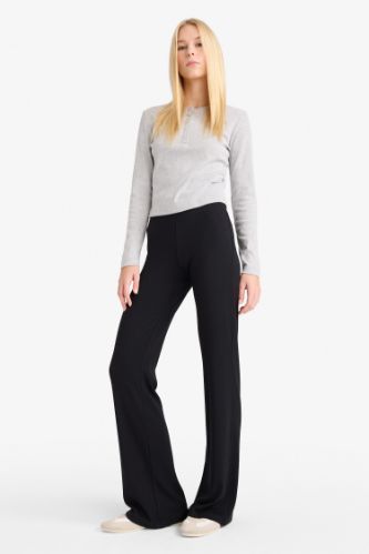 Coool Flare Fit Beli Lastikli İspanyol Paça Ribana Pantolon