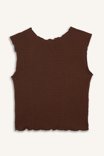 Slim Fit Crew Neck Tank Top