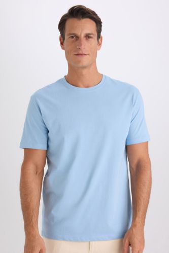 New Regular Fit Bisiklet Yaka Kısa Kollu Tişört