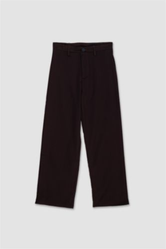 Straight Fit Regular Waist Trousers