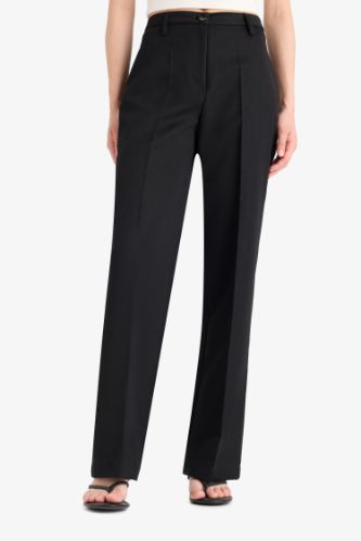 Wide Leg Normal Bel Standart Boy Geniş Paça Pantolon