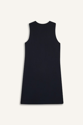 Regular Fit V Neck Basic Long Vest