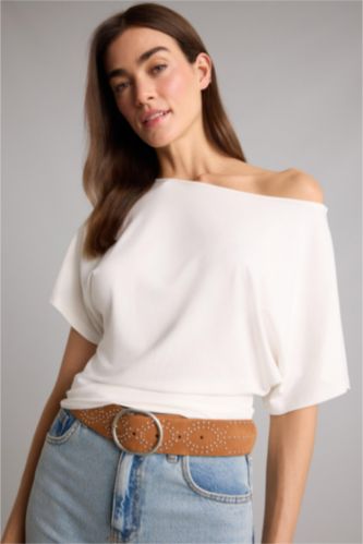 Kadın Taba Kadın Suni Deri Jean Kemeri