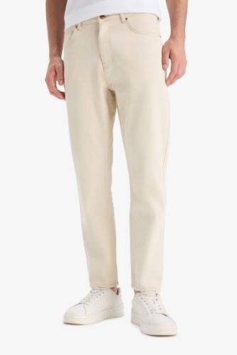 %100 Pamuk 90's Slim Fit Dar Kalıp Yüksek Bel Dar Paça Jean Pantolon