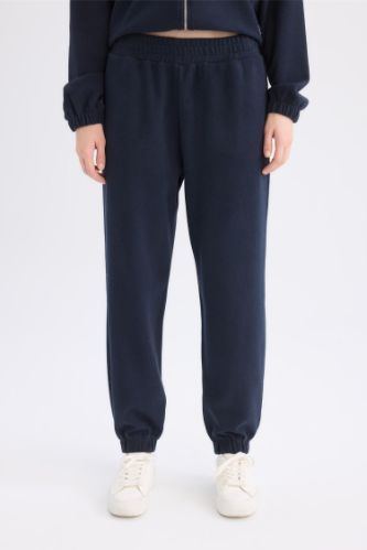 Coool Basic Düz Jogger Eşofman Altı Beli Paçası Lastikli