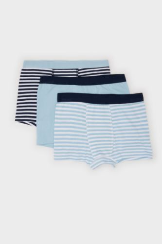 Erkek Çocuk Çizgili 3'lü Boxer