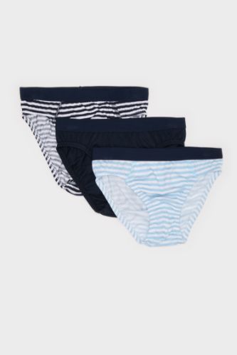 Erkek Çocuk Çizgili 3'lü Slip Külot
