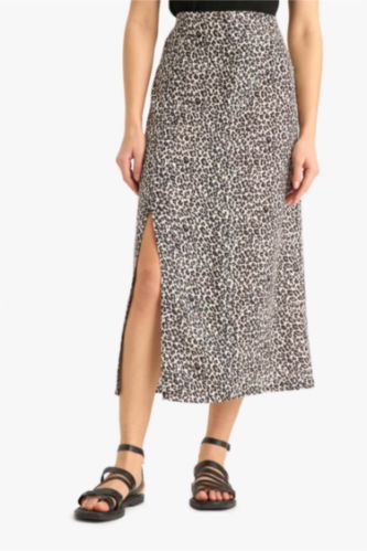 WOMAN Ecru A Line Midi