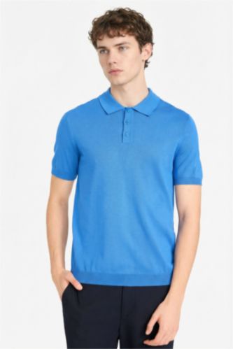 Ерлер Корольдік Standard Fit поло жағалы трикотаж қысқа жеңді поло футболка